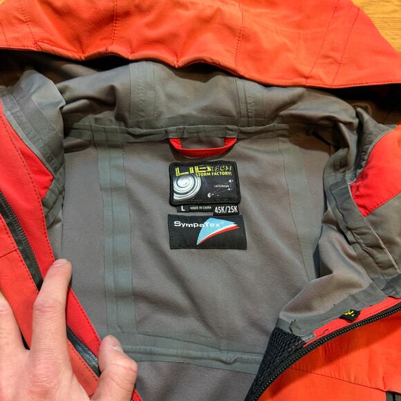 Men's Lib Tech Storm Factory 3L Sympatex 45k Waterproof Shell Snowboard Jacket L - Picture 5 of 11